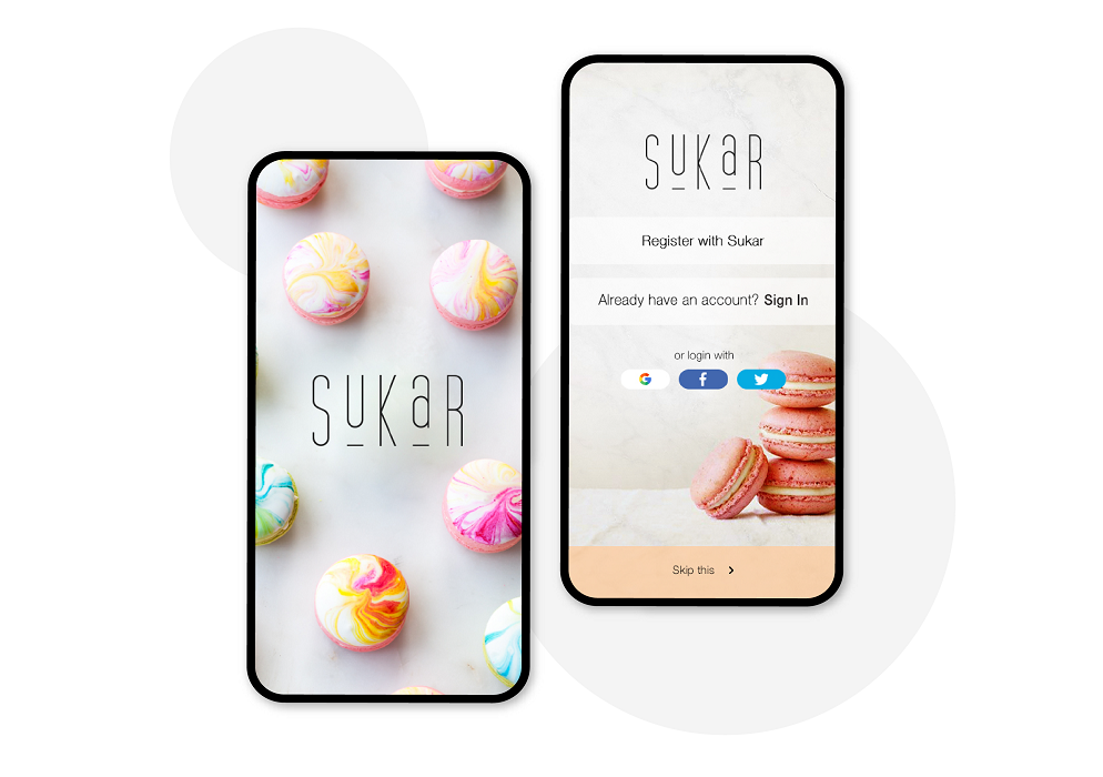 Sukar: Dessert delivery service